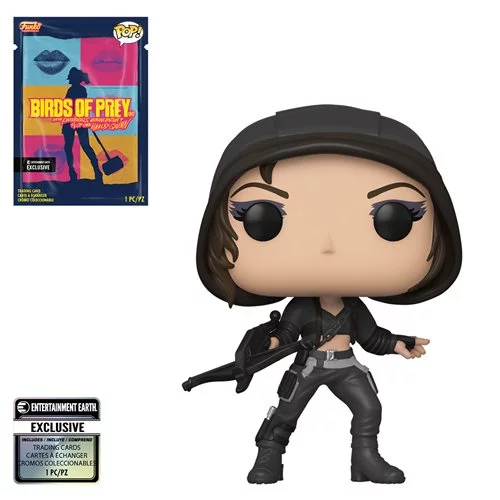 FUBP47464R Funko POP! Birds of Prey - Huntress with Collectible Card  - Entertainment Earth Exclusive