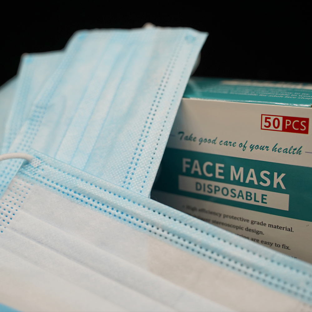 Non-Medical 3-Layers Disposable Face Mask - Pack of 50