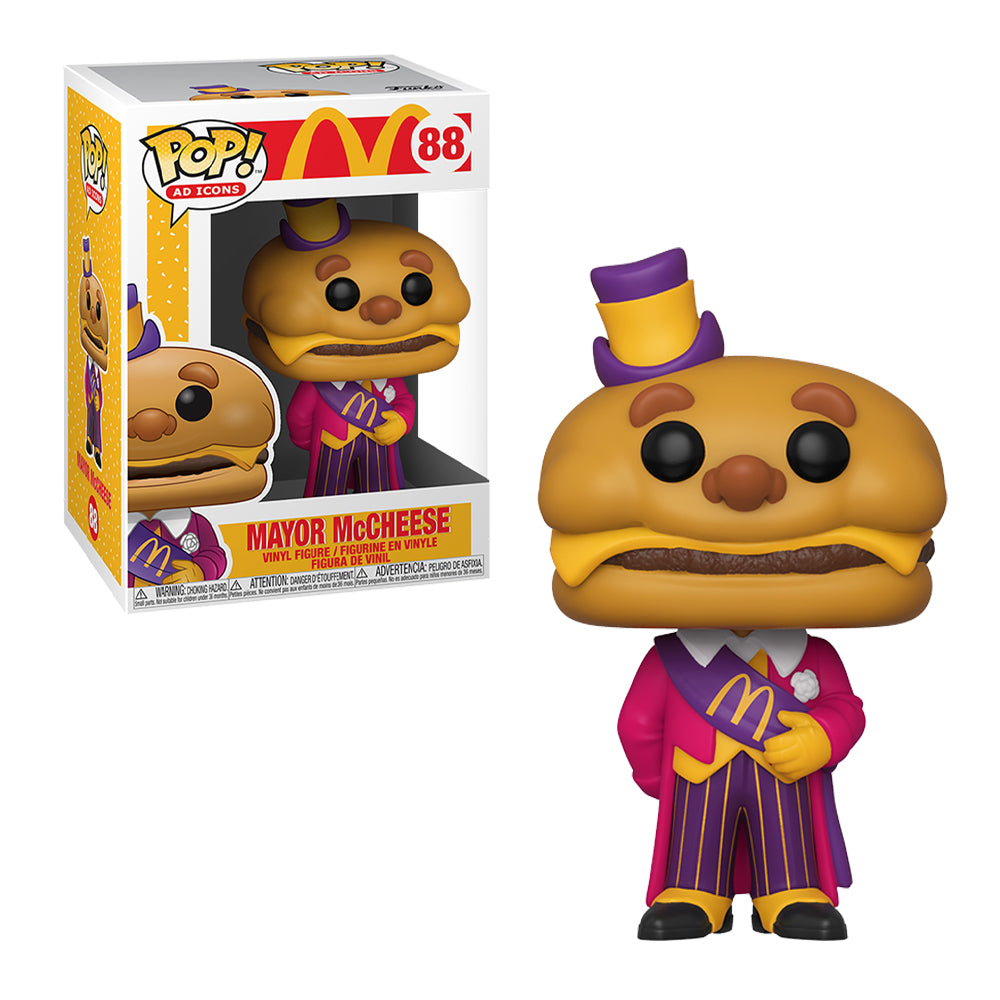 FU45725 Funko POP! Ad Icons: McDonald's - Mayor McCheese Vinyl Figure #88