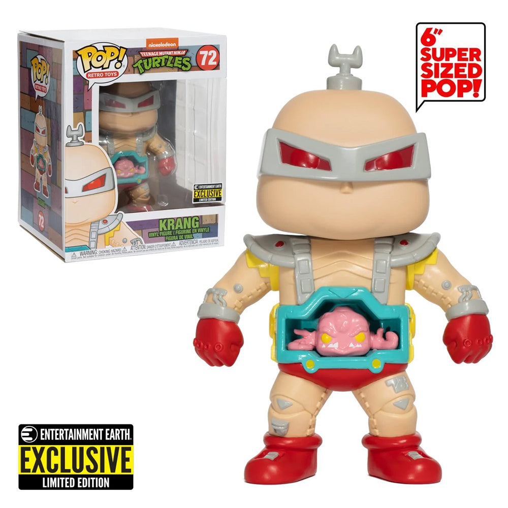 FU66MN51406EE Funko POP! Teenage Mutant Ninja Turtles - Krang 6-Inch Vinyl Figure #72 Entertainment Earth Exclusive [READ DESCRIPTION]