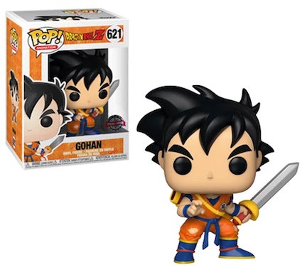 FU36917-SE Funko POP! Dragon Ball Z - Gohan with Sword Vinyl Figure #621 Special Edition Exclusive (NOT 100% MINT)