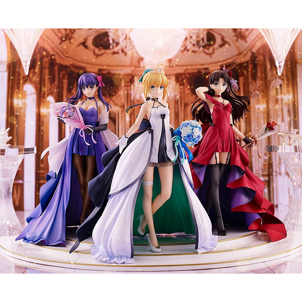 Good Smile Company: Fate/Stay Night 15th Celebration Project - Saber, Rin Tohsaka, and Sakura Matou (Dress Ver.) Premium Box Set