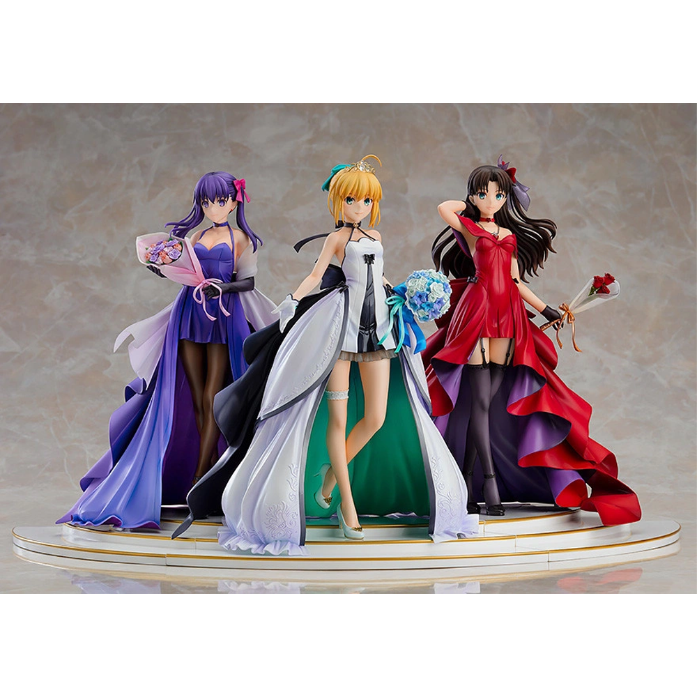 Good Smile Company: Fate/Stay Night 15th Celebration Project - Saber, Rin Tohsaka, and Sakura Matou (Dress Ver.) Premium Box Set