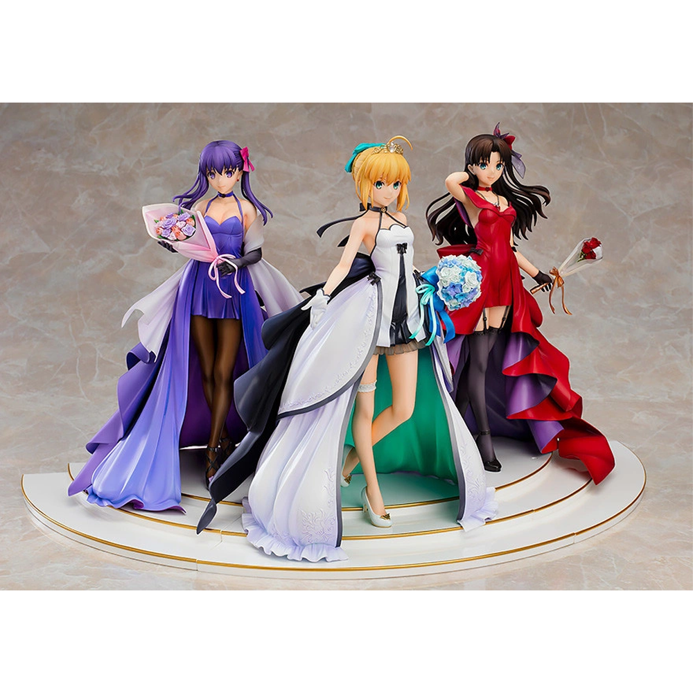 Good Smile Company: Fate/Stay Night 15th Celebration Project - Saber, Rin Tohsaka, and Sakura Matou (Dress Ver.) Premium Box Set