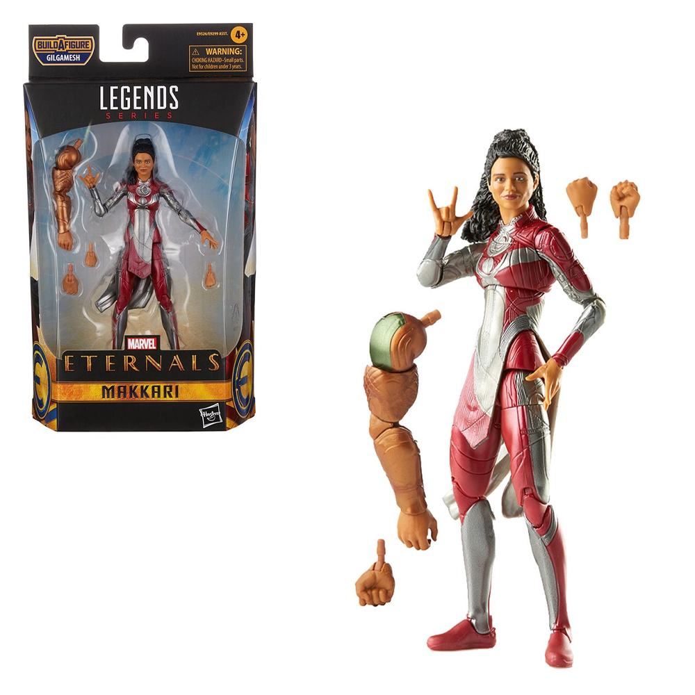 Eternal Marvel Legends - Makkari 6-Inch Action Figure (Gilgamesh Major Build-A-Figure)