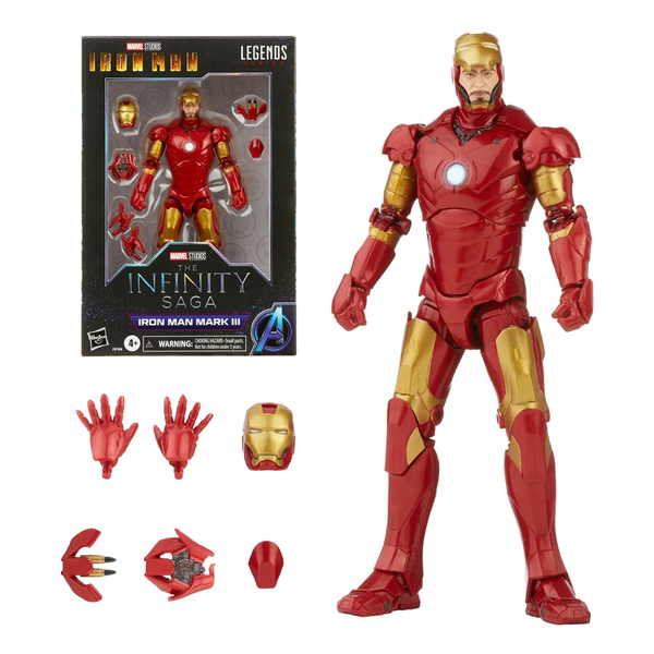 The Infinity Saga: Marvel Legends - Iron Man Mark III Armor 6-Inch Action Figure