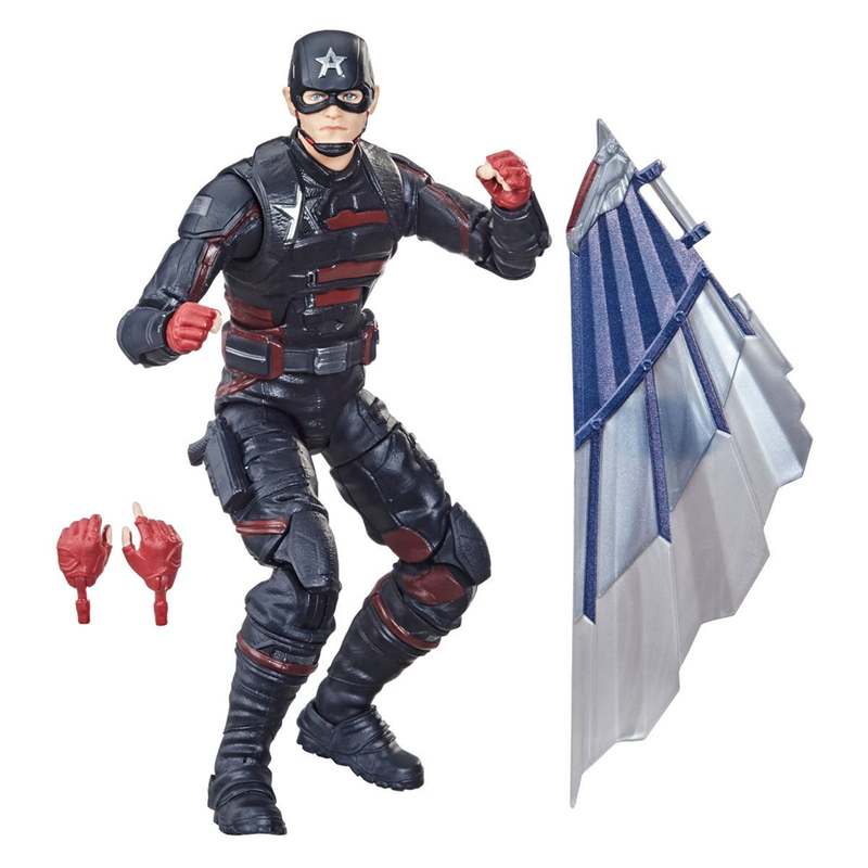 The Falcon and the Winter Soldier: Marvel Legends - U.S. Agent 6-Inch Action Figure (Captain America Flight Gear Build-A-Figure)