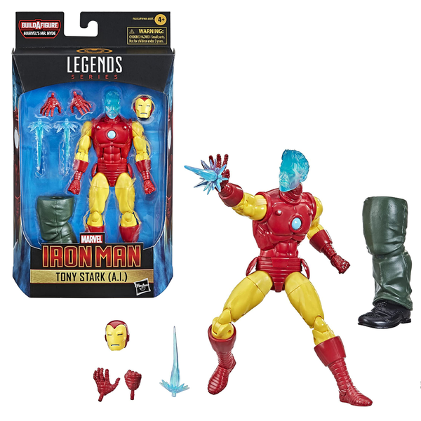 Iron Man: Marvel Legends - Tony Stark A.I. 6-Inch Action Figure (Marvel's Mr. Hyde Build-A-Figure)