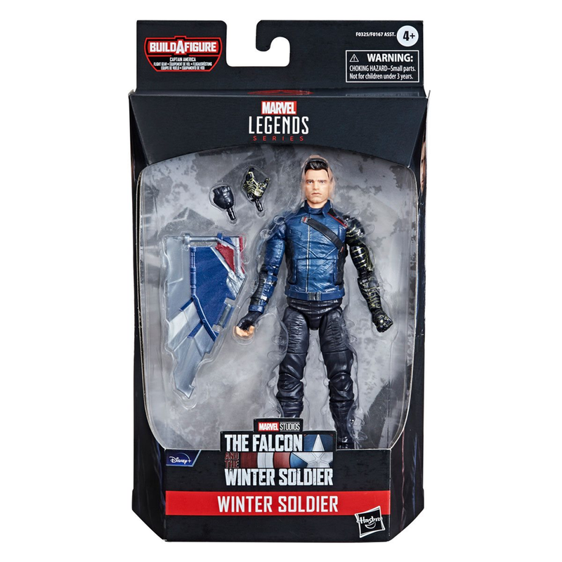 The Falcon and the Winter Soldier: Marvel Legends - Winter Soldier 6-Inch Action Figure (Captain America Flight Gear Build-A-Figure)