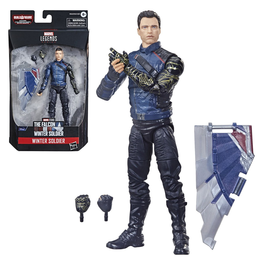 The Falcon and the Winter Soldier: Marvel Legends - Winter Soldier 6-Inch Action Figure (Captain America Flight Gear Build-A-Figure)