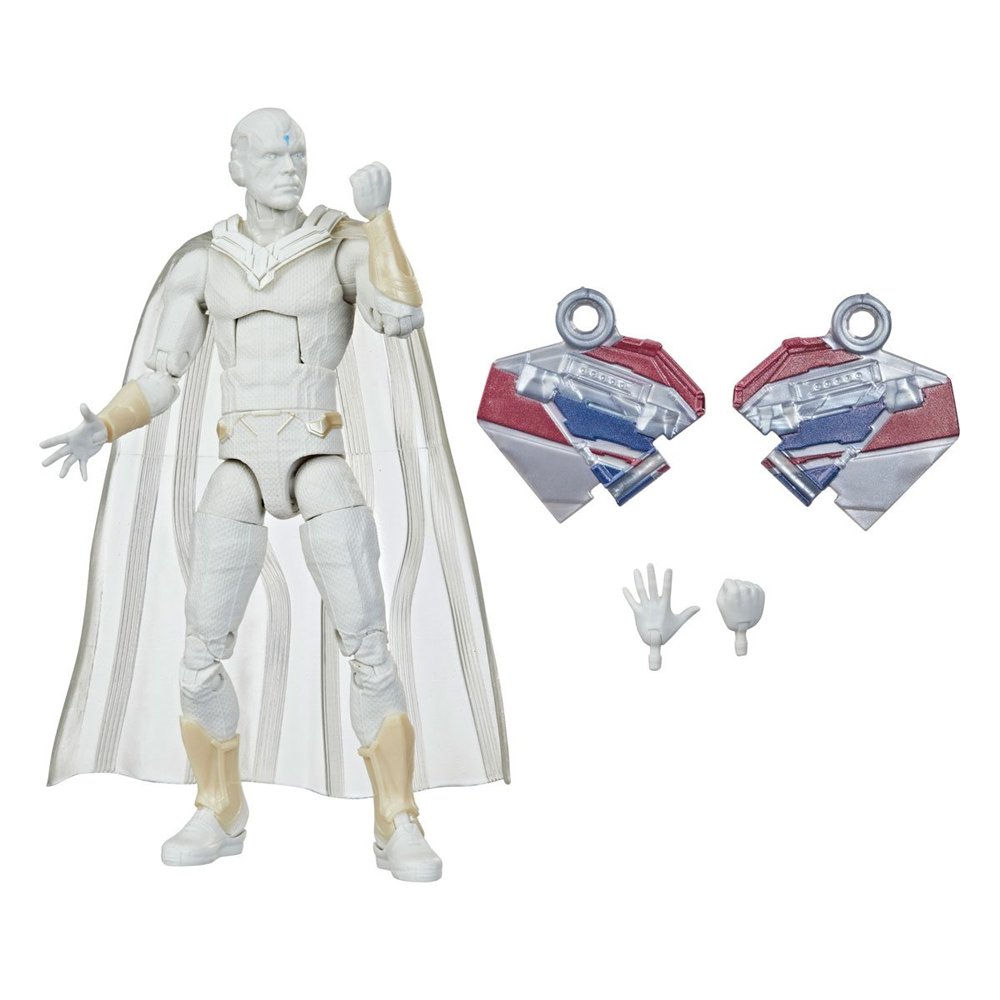 WandaVision: Marvel Legends: Vision 6-Inch Action Figure (Captain America Flight Gear BAF)