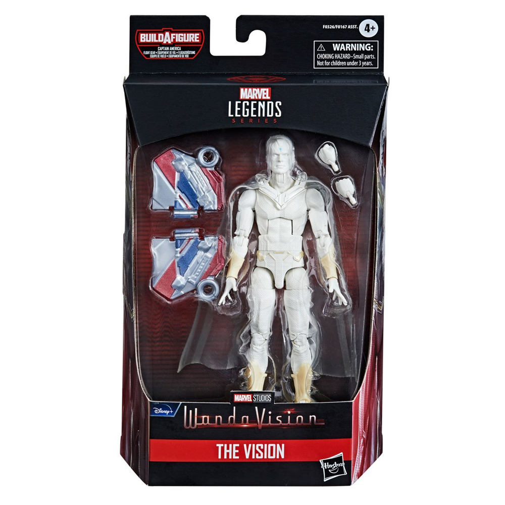 WandaVision: Marvel Legends: Vision 6-Inch Action Figure (Captain America Flight Gear BAF)