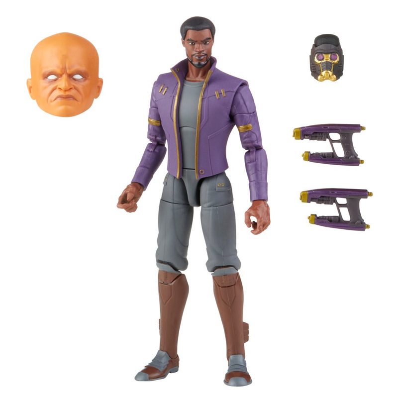 Marvel Legends: What If? - T'Challa Star-Lord 6-Inch Action Figure (Watcher Major Build-A-Figure)