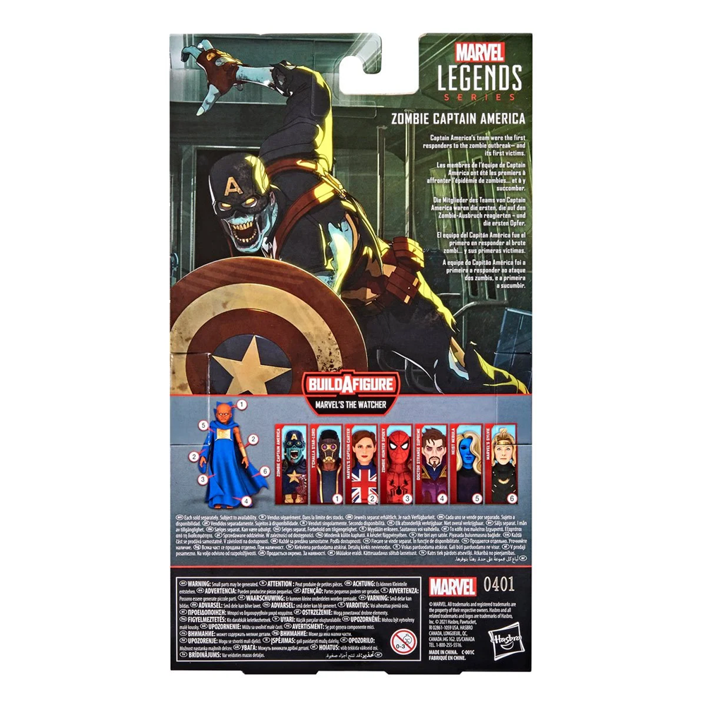Marvel Legends: What If? - Zombie Captain America 6-Inch Action Figure Marvel Legends: What If? - Zombie Captain America 6-Inch Action Figure