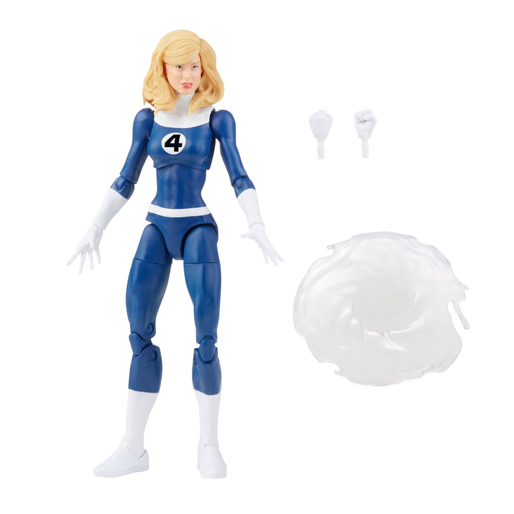 Retro Marvel Legends: Fantastic Four - Invisible Woman 6-Inch Action Figure