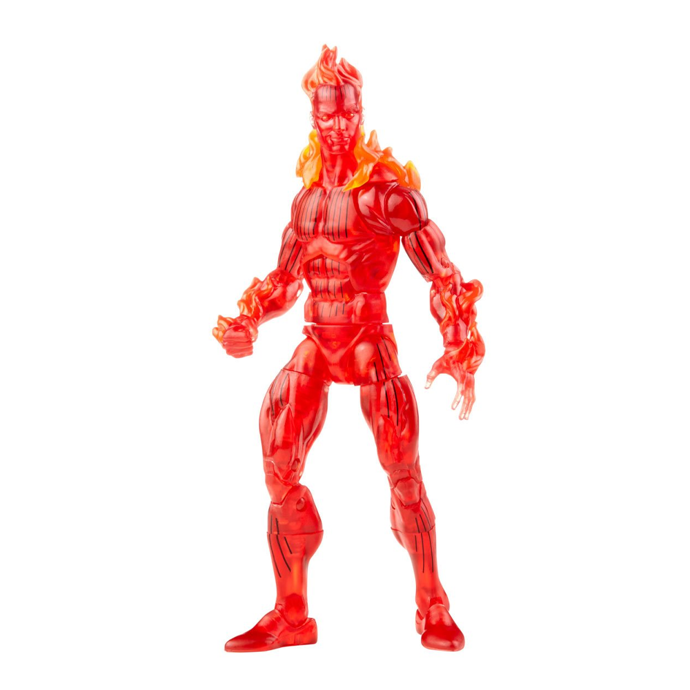 Retro Marvel Legends: Fantastic Four - Human Torch 6-Inch Action Figure