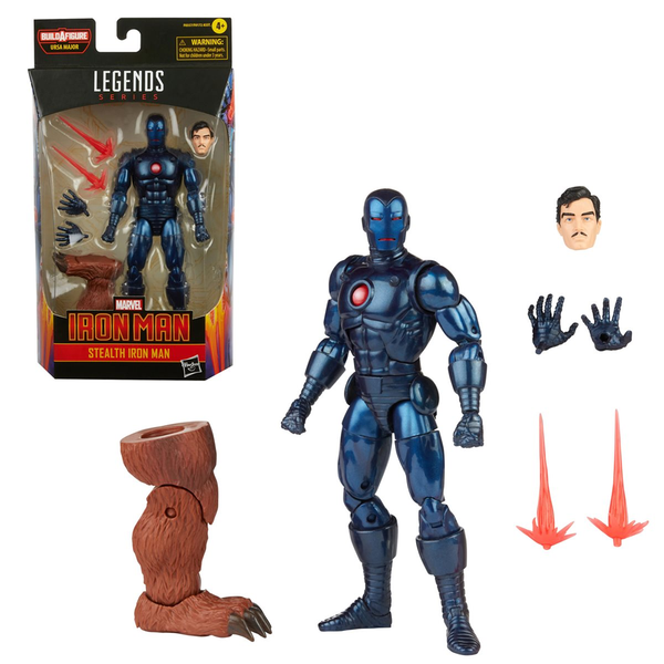 Marvel Legends - Stealth Iron Man 6-Inch Action Figure (Ursa Major Build-A-Figure)