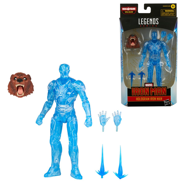 Marvel Legends: Hologram Iron Man 6-Inch Action Figure (Ursa Major Build-A-Figure)