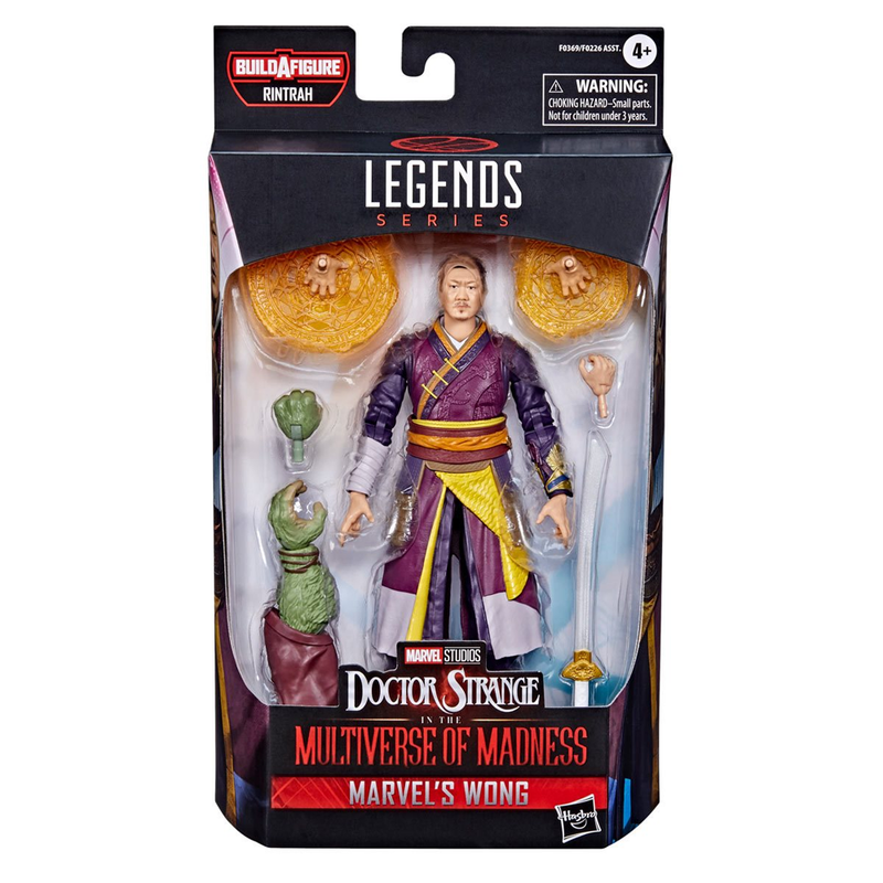 Marvel Legends: Doctor Strange in the Multiverse of Madness - Marvel's Wong 6-Inch Action Figure (Rintrah Build-A-Figure)