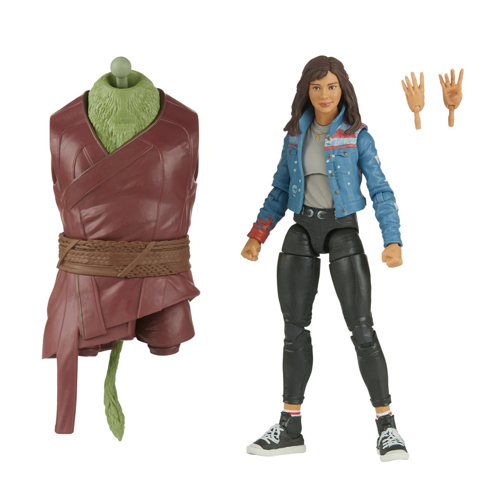 Marvel Legends: Doctor Strange in the Multiverse of Madness - America Chavez 6-Inch Action Figure (Rintrah Build-A-Figure)