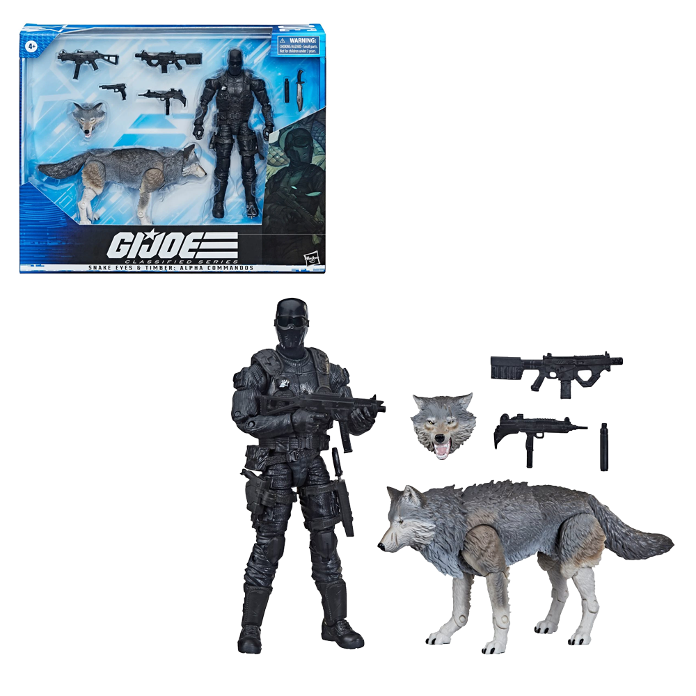 G.I. Joe Classified Series - Snake Eyes and Timber Alpha Commandos 6-Inch Action Figure