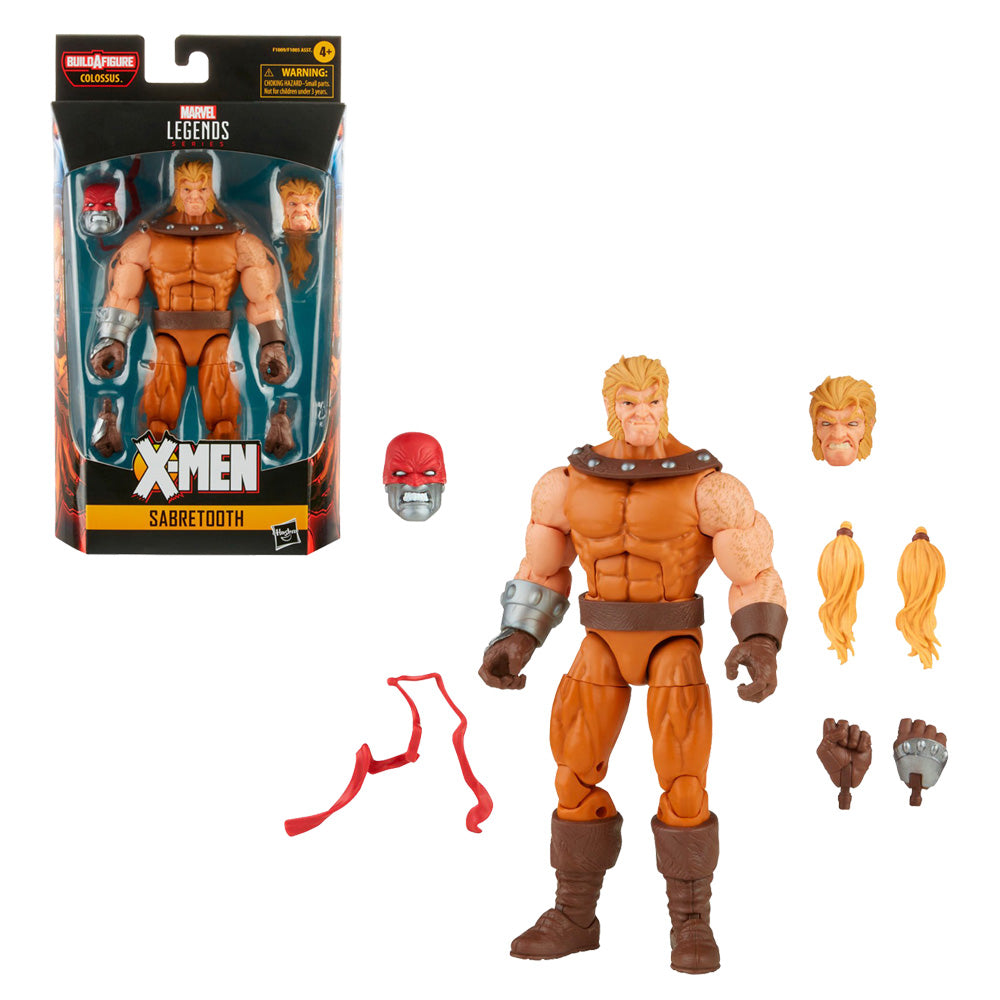 Marvel Legends: X-Men: Age of Apocalypse - Sabretooth 6-Inch Action Figure (Colossus Build-A-Figure)