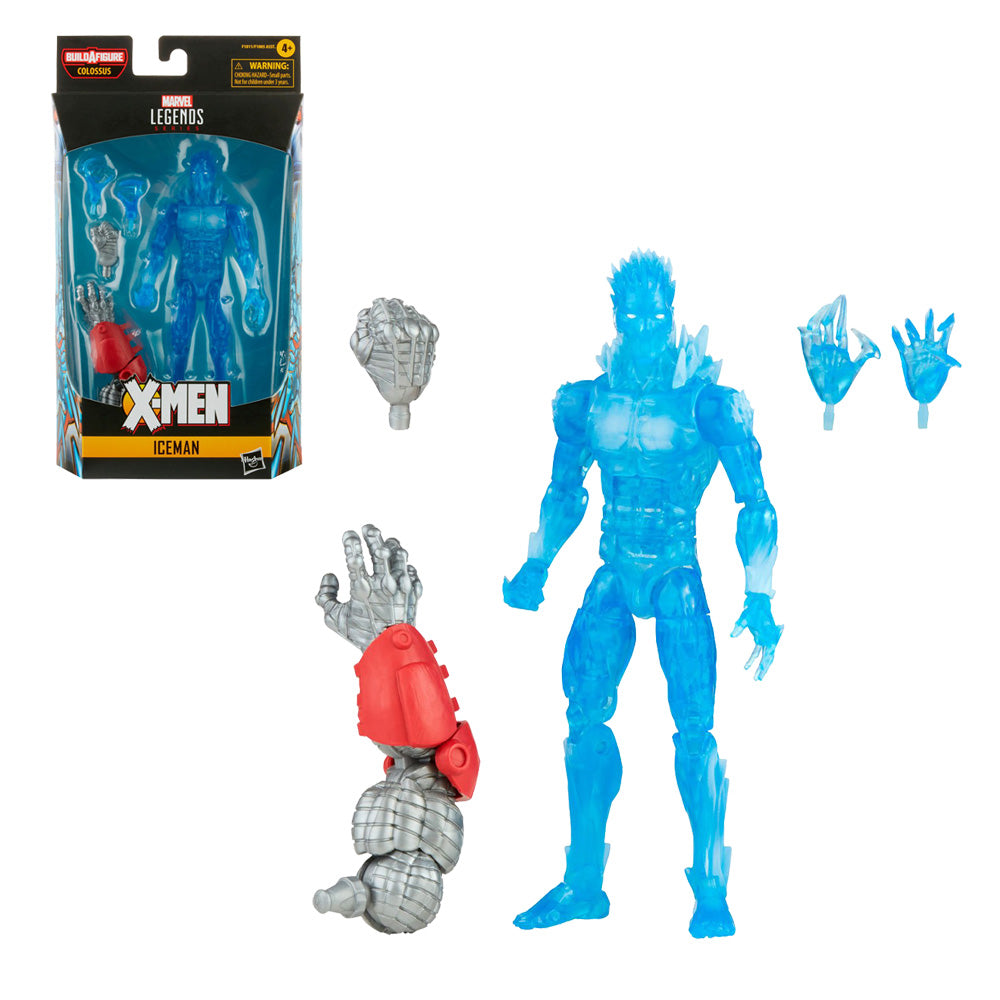 Marvel Legends: X-Men: Age of Apocalypse - Iceman 6-Inch Action Figure (Colossus Build-A-Figure)