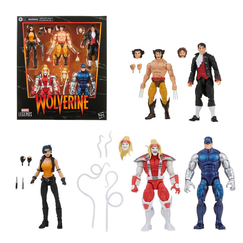 Marvel Legends: X-Men - Wolverine 6-Inch Action Figure (5-Pack)