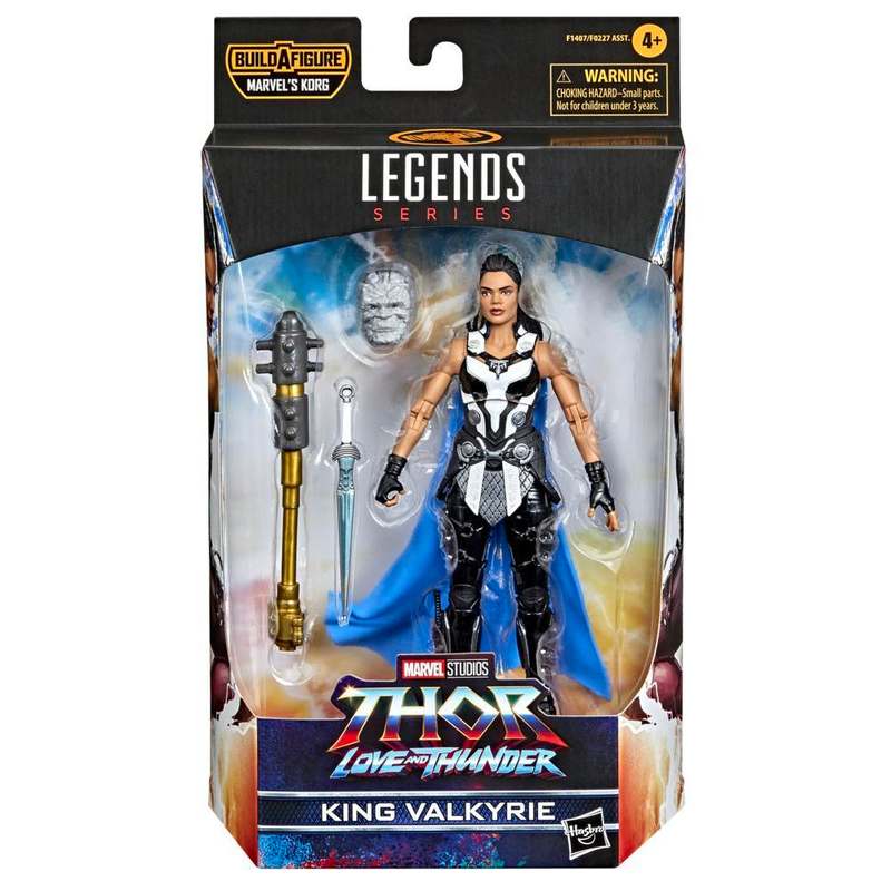 Marvel Legends: Thor: Love and Thunder - King Valkyrie 6-Inch Action Figure (Korg Build-A-Figure)