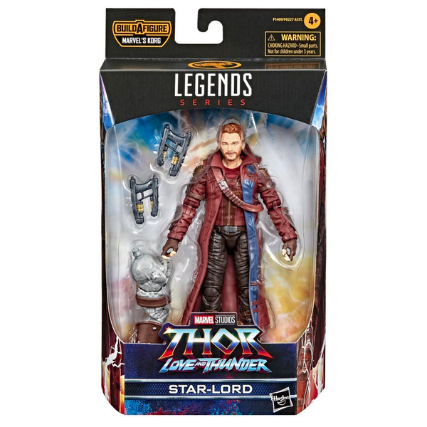 Marvel Legends: Thor: Love and Thunder - Star-Lord 6-Inch Action Figure (Korg Build-A-Figure)