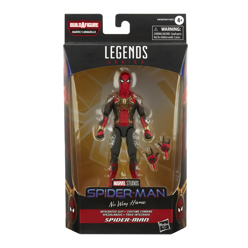 Marvel Legends: Spider-Man 3 - Integrated Suit Spider-Man 6-Inch Action Figure (Armadillo Build-A-Figure)