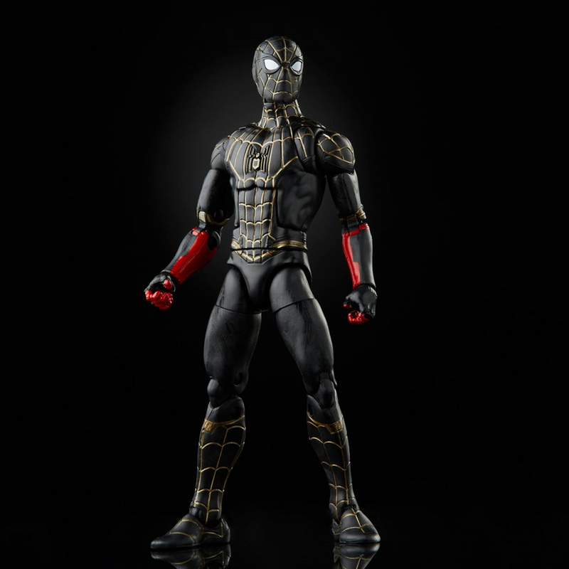 Marvel Legends: Spider-Man 3 - Black and Gold Spider-Man 6-Inch Action Figure (Armadillo Build-A-Figure)