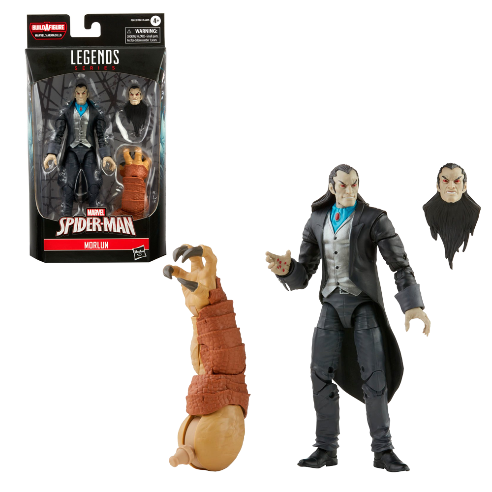 Marvel Legends: Spider-Man 3 - Morlun 6-Inch Action Figure (Armadillo Build-A-Figure)