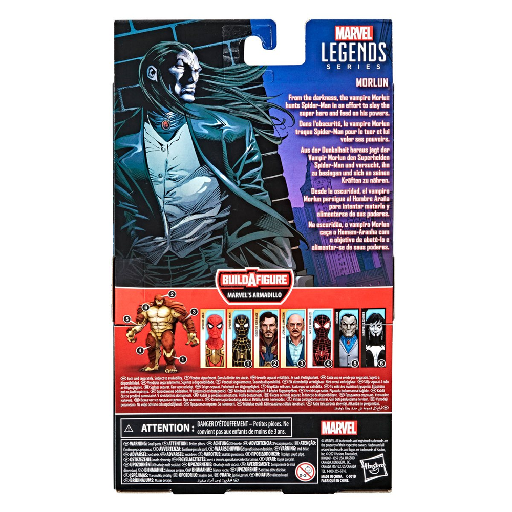 Marvel Legends: Spider-Man 3 - Morlun 6-Inch Action Figure (Armadillo Build-A-Figure)