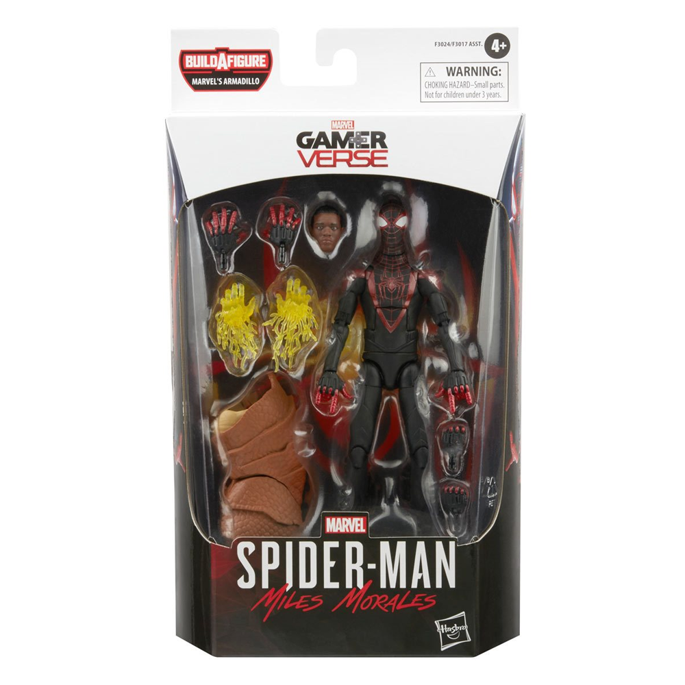 Marvel Legends: Spider-Man 3 - Miles Morales 6-Inch Action Figure (Armadillo Build-A-Figure)