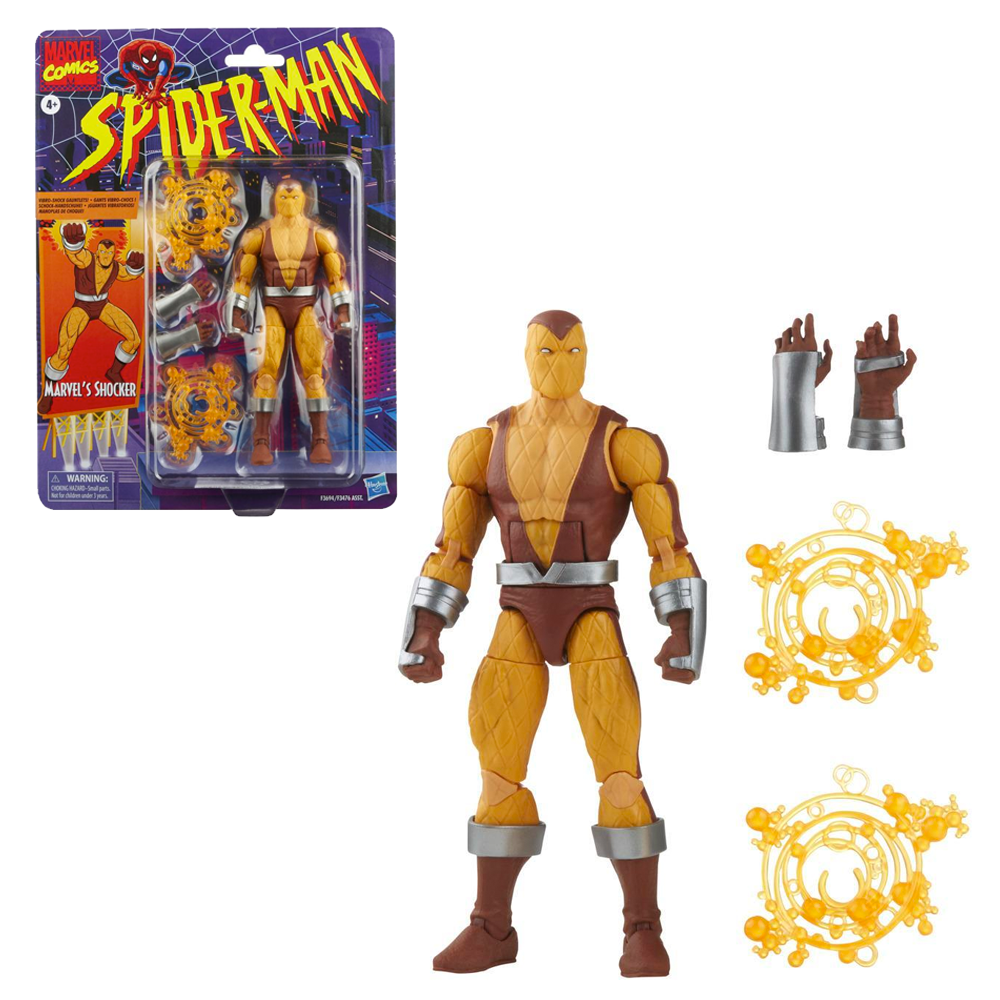 Retro Marvel Legends: Spider-Man - Shocker 6-Inch Action Figure