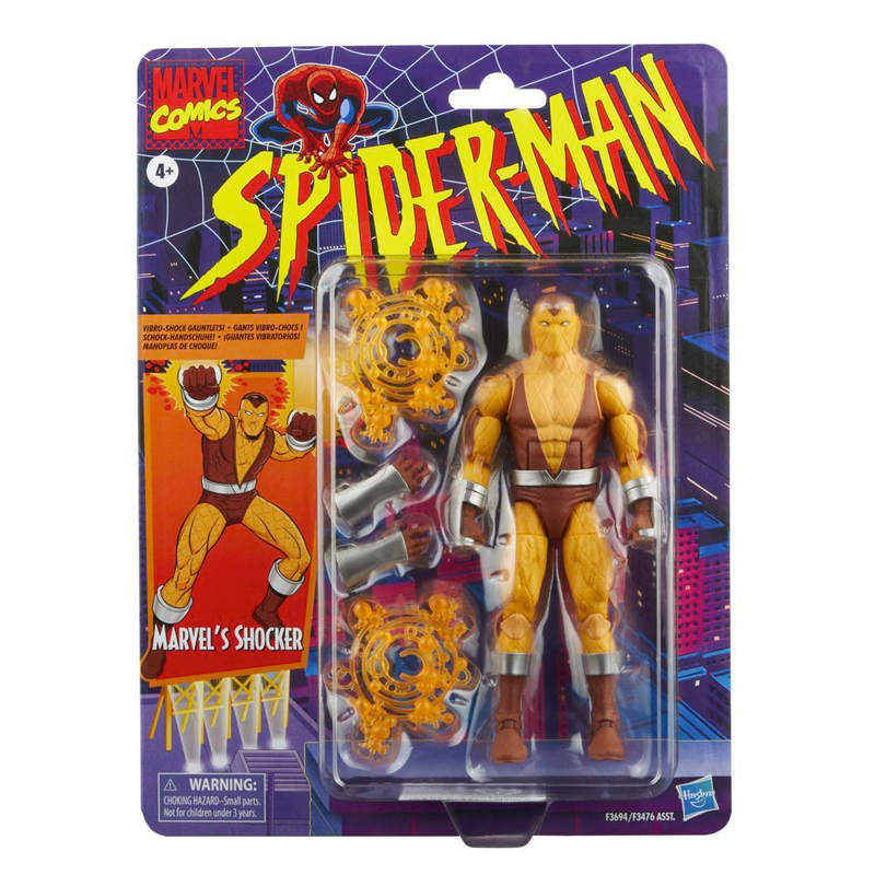 Retro Marvel Legends: Spider-Man - Shocker 6-Inch Action Figure