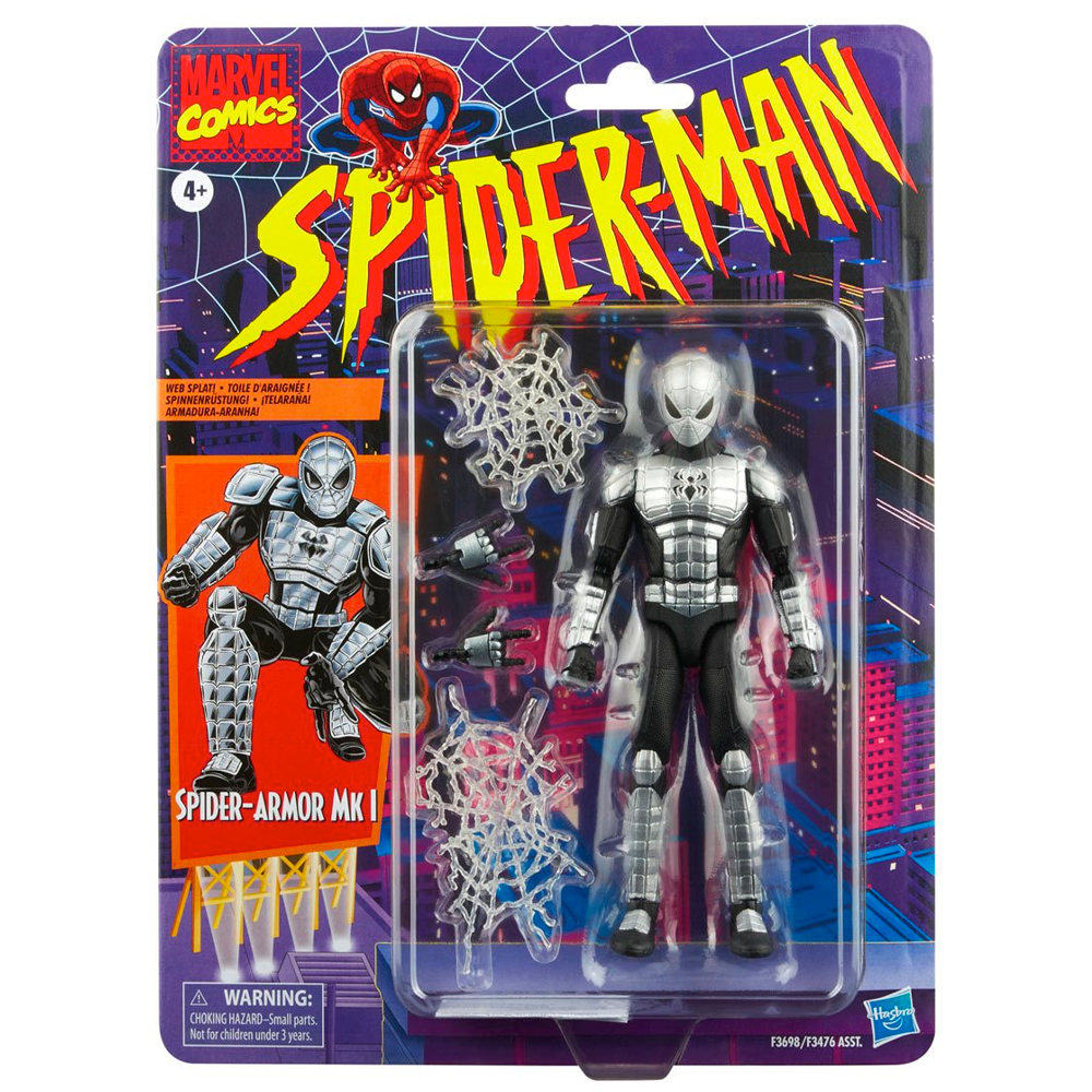 Retro Marvel Legends: Spider-Man - Spider-Armor MK I 6-Inch Action Figure