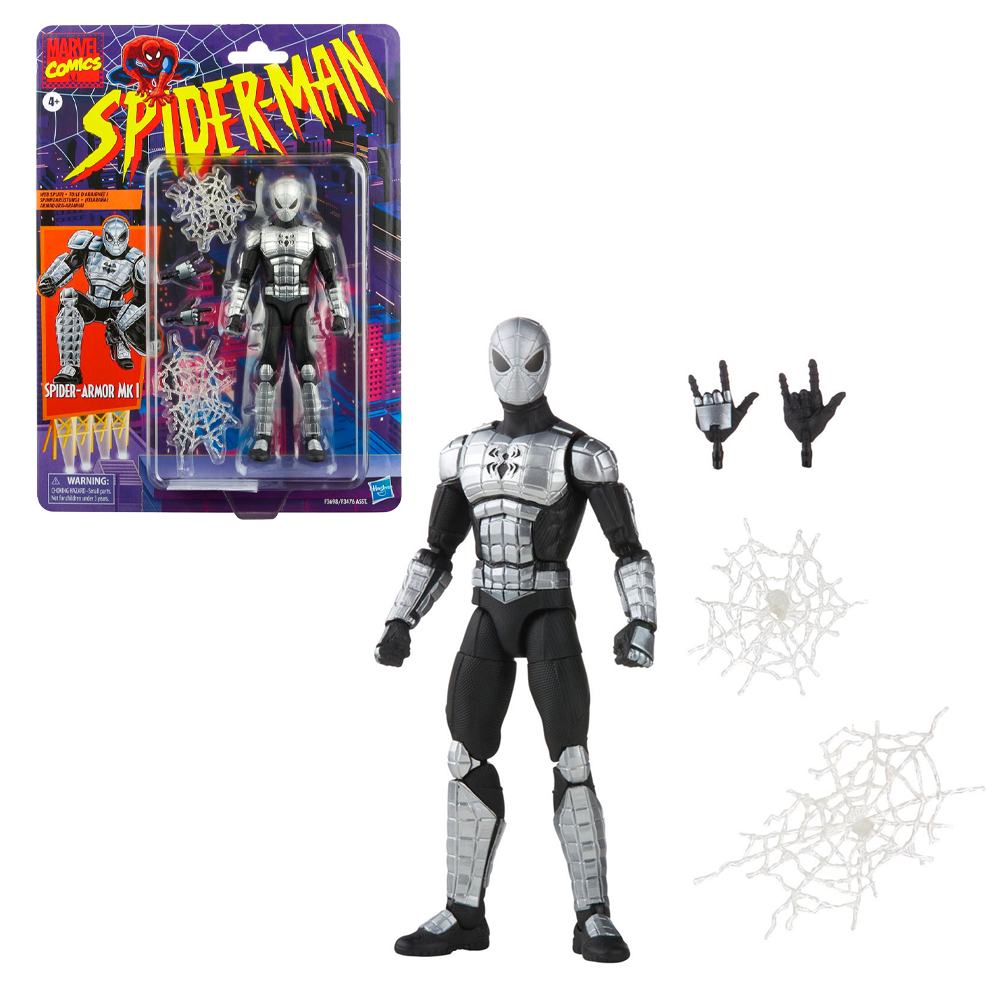 Retro Marvel Legends: Spider-Man - Spider-Armor MK I 6-Inch Action Figure