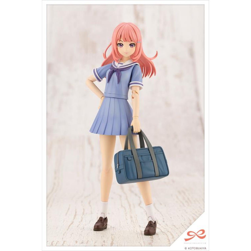 KOTOBUKIYA Plastic Model Kits: Sousai Shoujo Teien - Madoka Yuki High School Summer Clothes (Dreaming Style Milky Marine Ver.) 1/10 Scale Model Kit