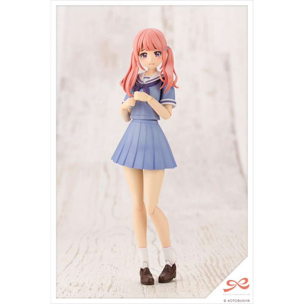 KOTOBUKIYA Plastic Model Kits: Sousai Shoujo Teien - Madoka Yuki High School Summer Clothes (Dreaming Style Milky Marine Ver.) 1/10 Scale Model Kit