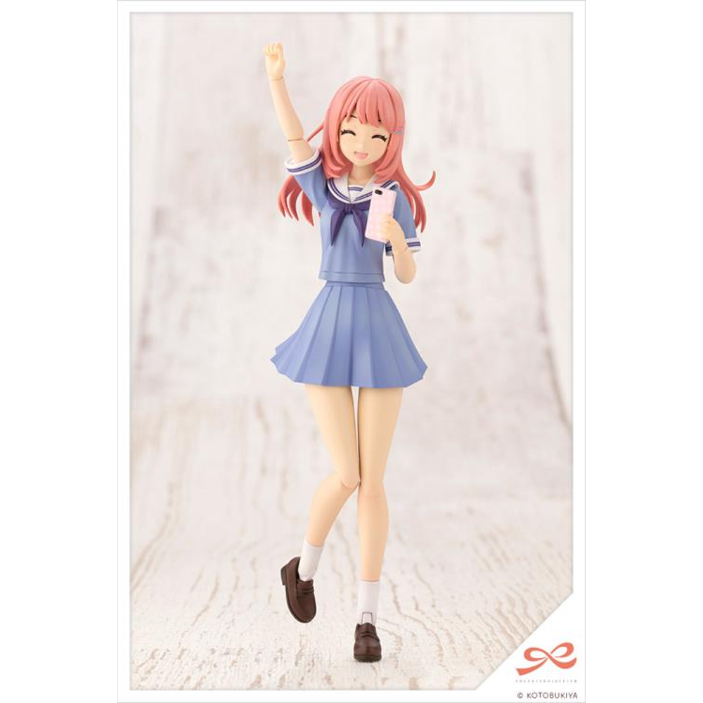 KOTOBUKIYA Plastic Model Kits: Sousai Shoujo Teien - Madoka Yuki High School Summer Clothes (Dreaming Style Milky Marine Ver.) 1/10 Scale Model Kit