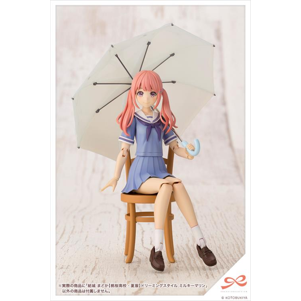 KOTOBUKIYA Plastic Model Kits: Sousai Shoujo Teien - Madoka Yuki High School Summer Clothes (Dreaming Style Milky Marine Ver.) 1/10 Scale Model Kit