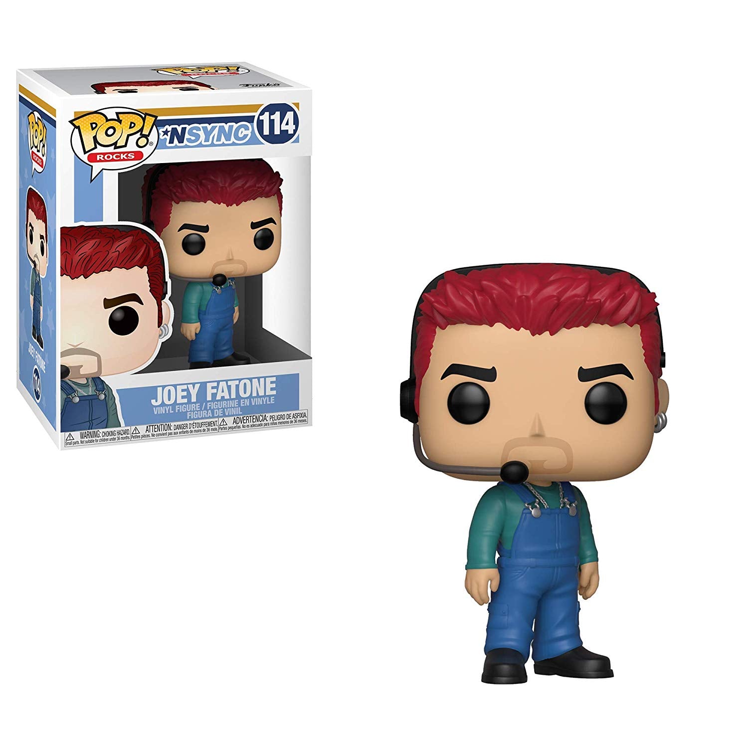 FU34541 Funko POP! Rocks: *NSYNC -  Joey Fatone Vinyl Figure #114