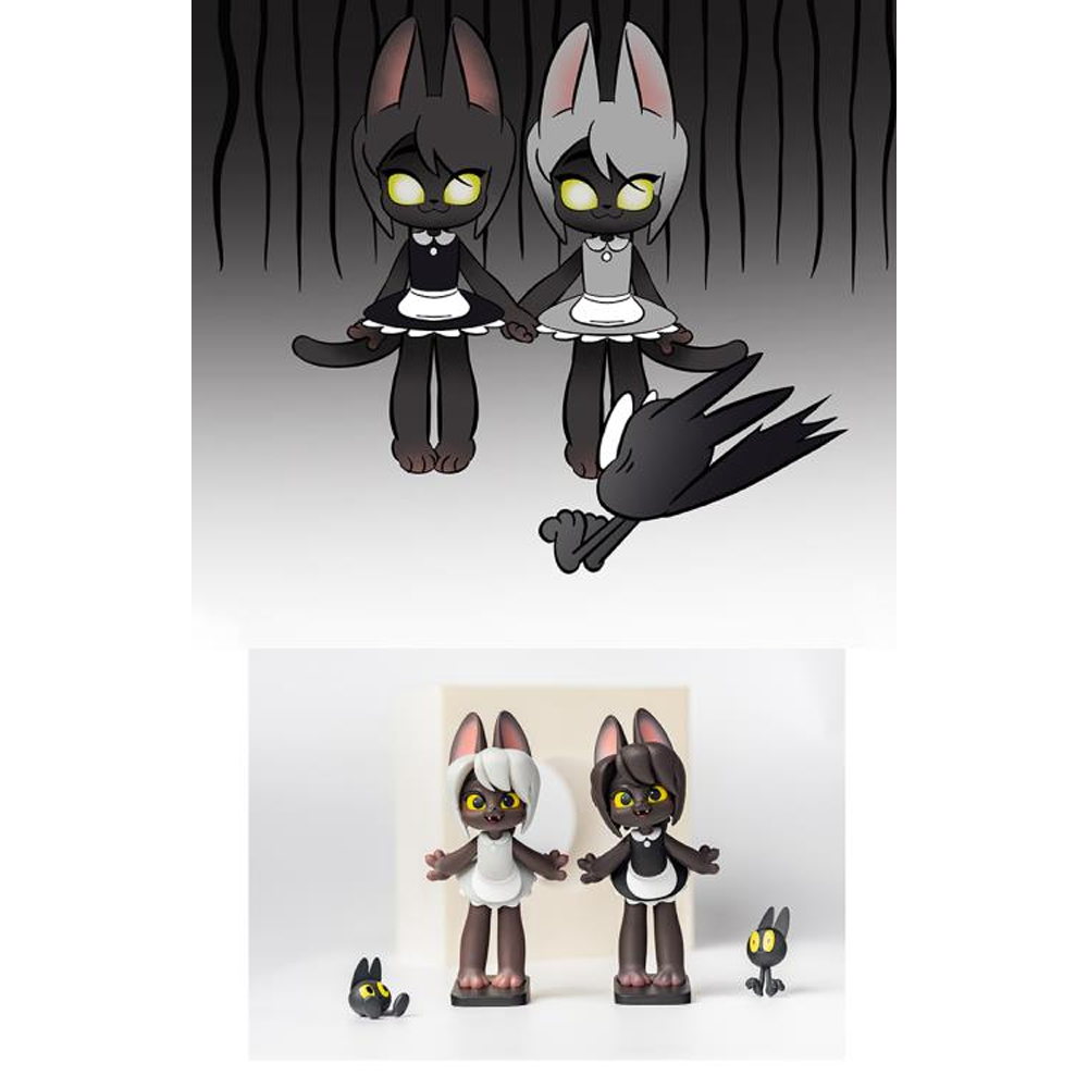 KONGZOO: Maid Cat Series - 1 Blind Box Figure