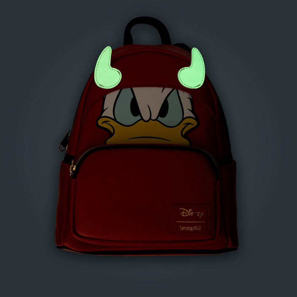 Loungefly: Disney - Devil Donald Duck Cosplay Mini Backpack Entertainment Earth Exclusive