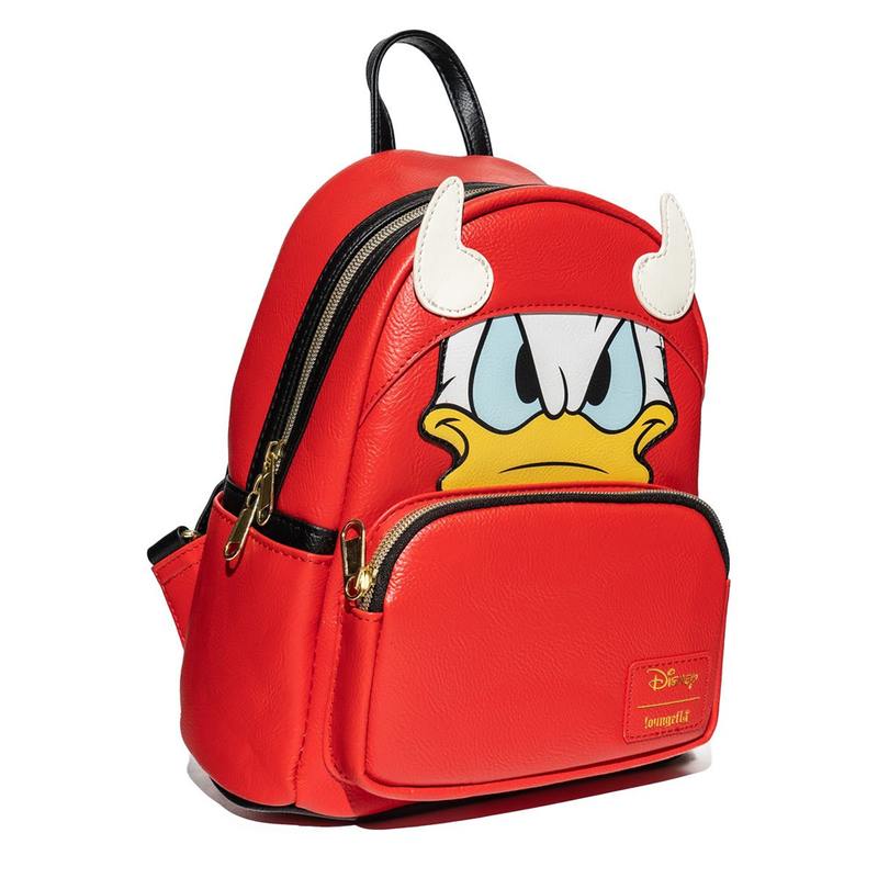 Loungefly: Disney - Devil Donald Duck Cosplay Mini Backpack Entertainment Earth Exclusive