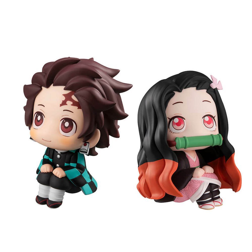 Megahouse: Demon Slayer: Kimetsu no Yaiba - Tanjiro and Nezuko Look Up Series Figure Set (With Gift)