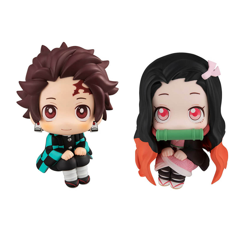 Megahouse: Demon Slayer: Kimetsu no Yaiba - Tanjiro and Nezuko Look Up Series Figure Set (With Gift)