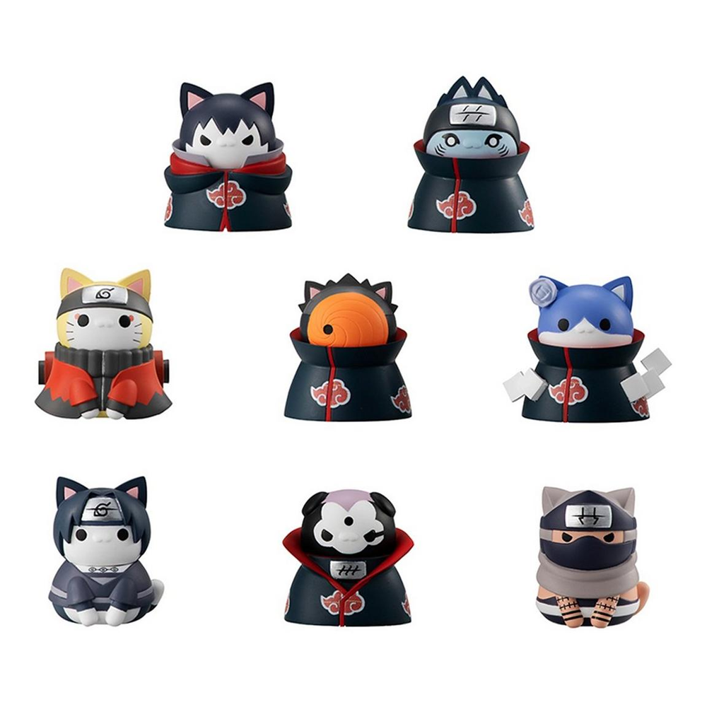 Megahouse Mega Cat Project: Naruto-Nyaruto! - Battle to defend Konoha! Box of 8 Figures